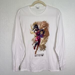 Vintage Soulcalibur VI Shirt Mens Medium Taki Graphic Video Game Promo Tee Rare